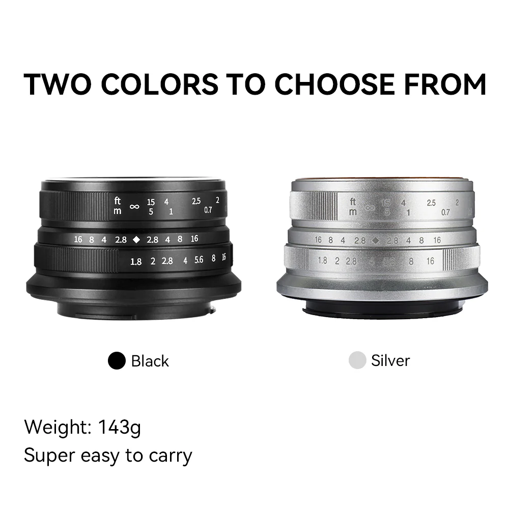 MF 25mm f/1.8 APS-C lens for E/M43/FX/Z - Image 3