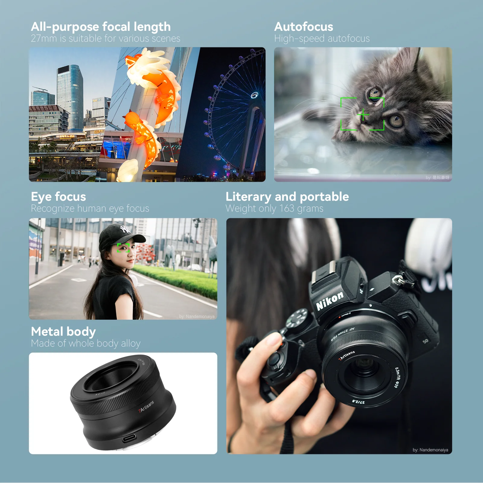 AF 27mm F2.8 APS-C Lens for Z - Image 4